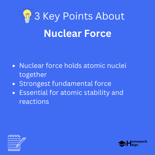 Nuclear Force