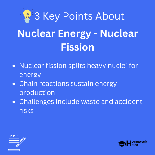 Nuclear Energy – Nuclear Fission