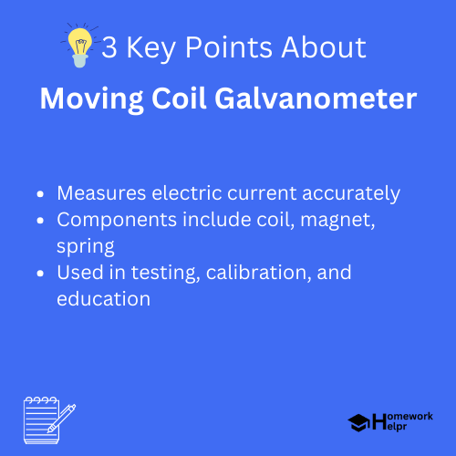 Moving Coil Galvanometer