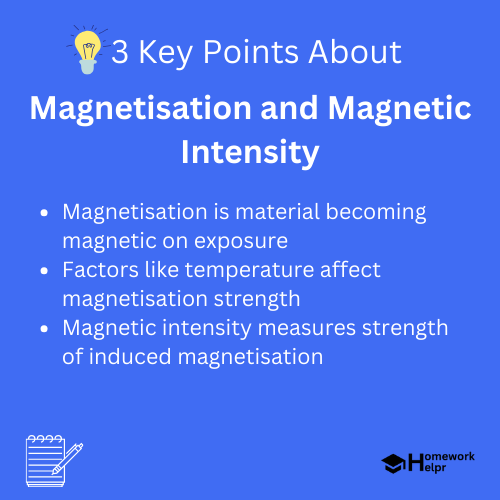 Magnetisation and Magnetic Intensity