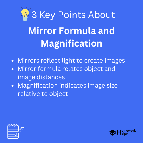 Mirror Formula and Magnification