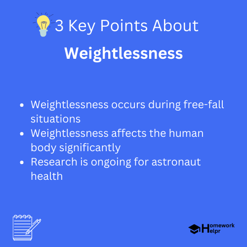 Weightlessness