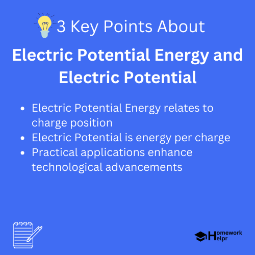 Electric Potential Energy and Electric Potential