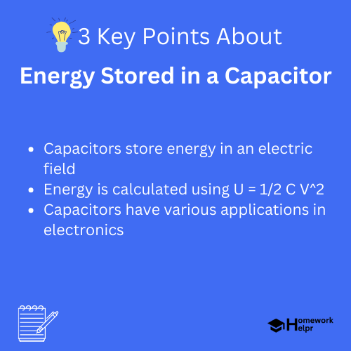 Energy Stored in a Capacitor