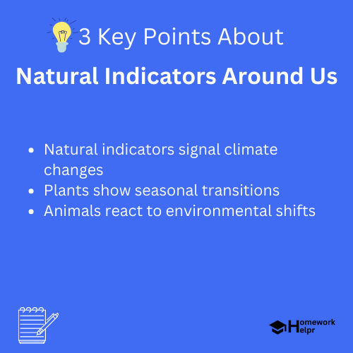 Natural Indicators Around Us