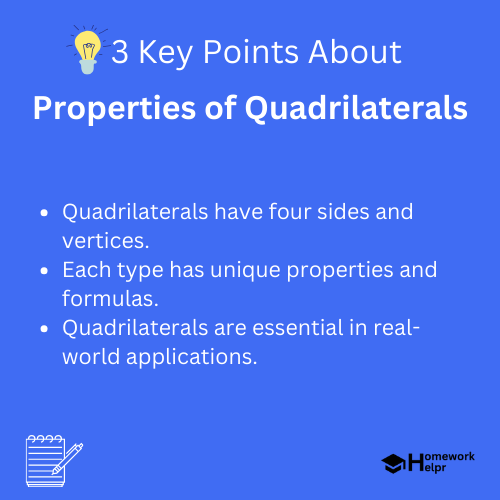 Properties of Quadrilaterals