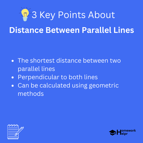 Distance Between Parallel Lines