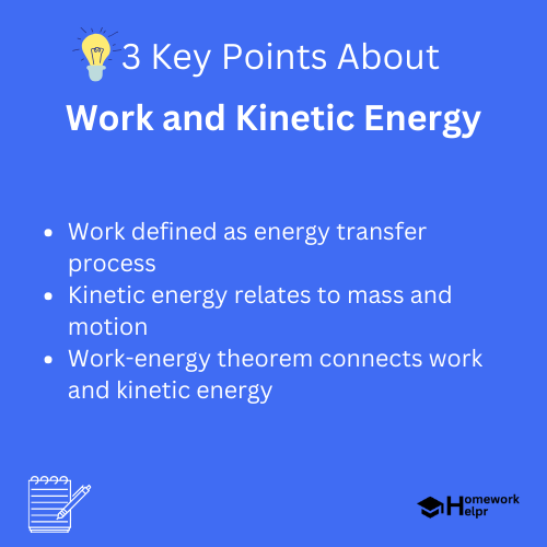 Work and Kinetic Energy