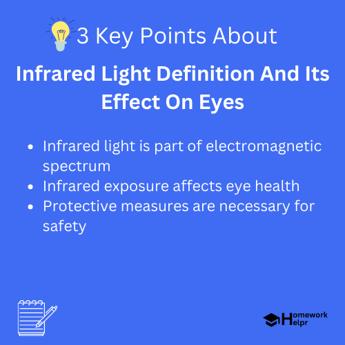 Infrared Light Definition And Its Effect On Eyes