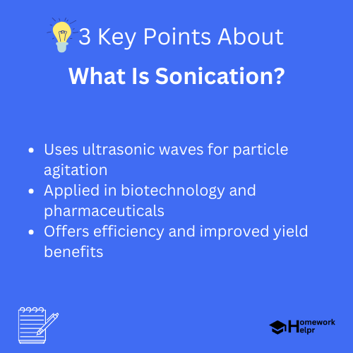 What Is Sonication