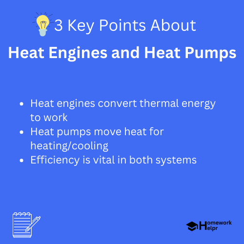 Heat Engines and Heat Pumps