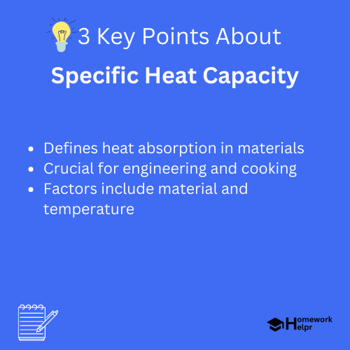 Specific Heat Capacity