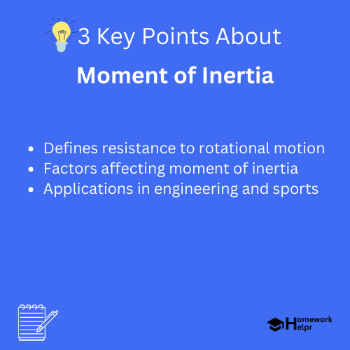 Moment of Inertia