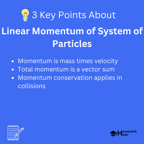 Linear Momentum of System of Particles