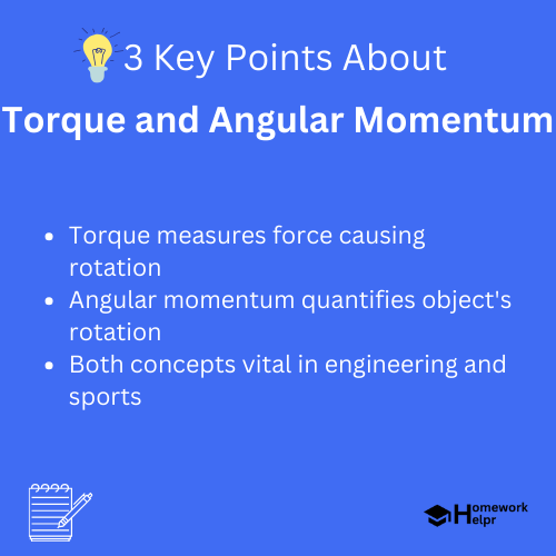 Torque and Angular Momentum