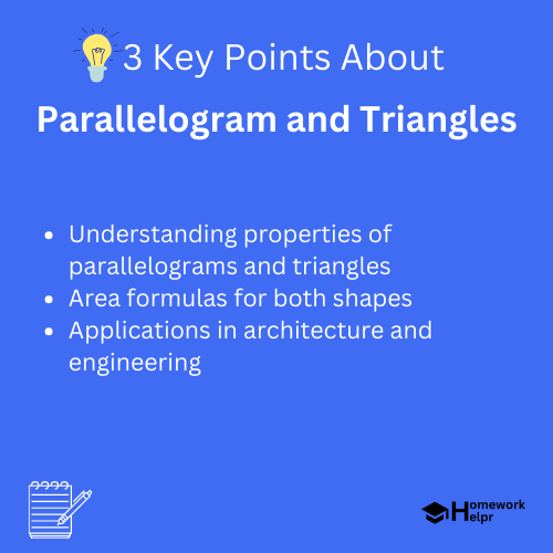 Parallelogram and Triangles