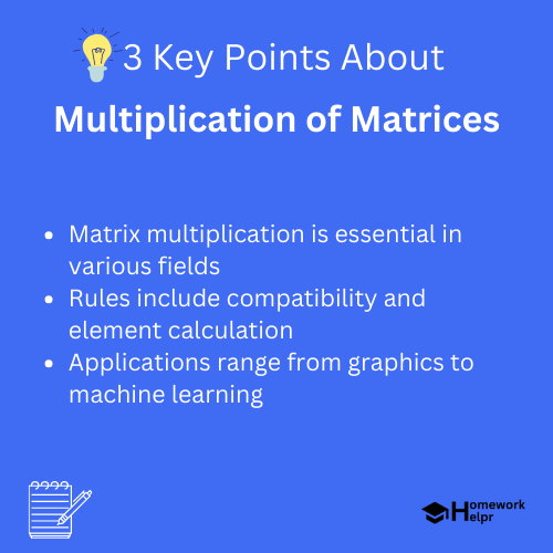 Multiplication of Matrices