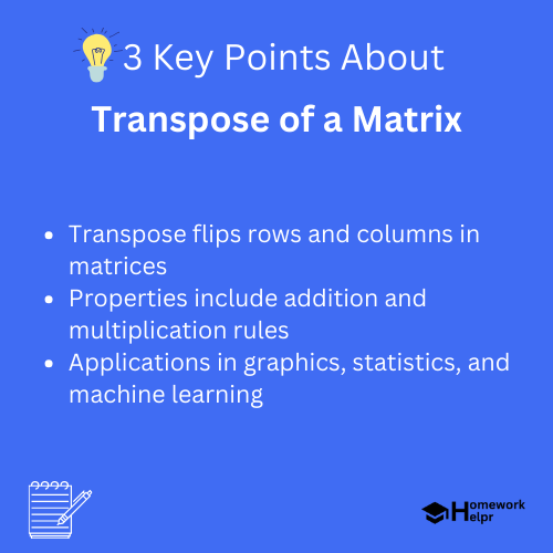 Transpose of a Matrix