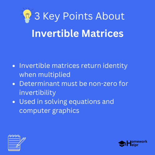 Invertible Matrices