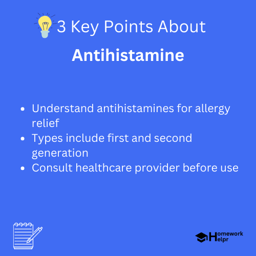 Antihistamine