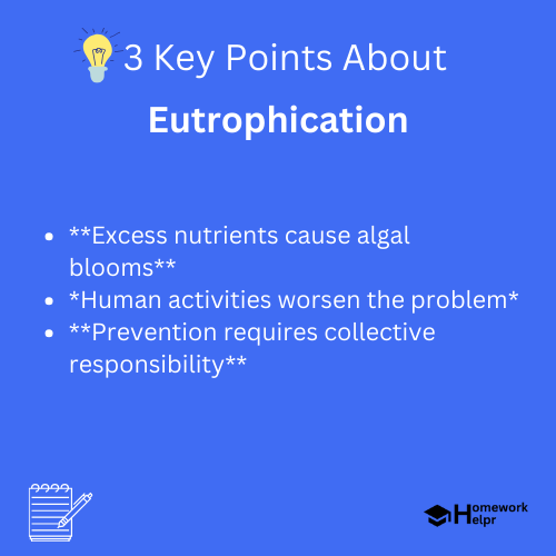 Eutrophication