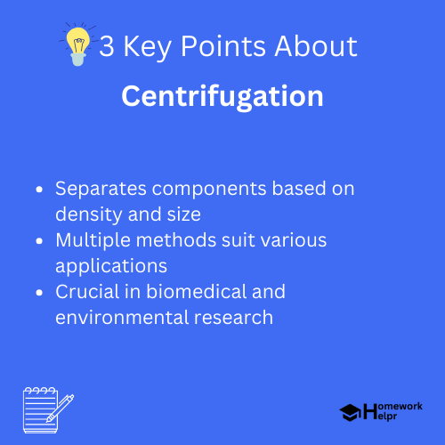 Centrifugation