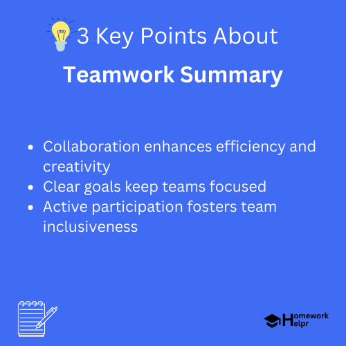 Teamwork Summary