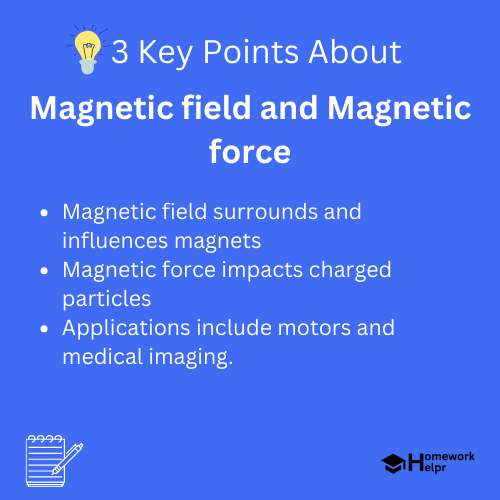 Magnetic field and Magnetic force