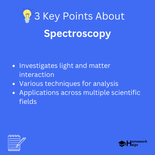 Spectroscopy