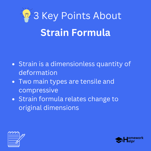 Strain Formula