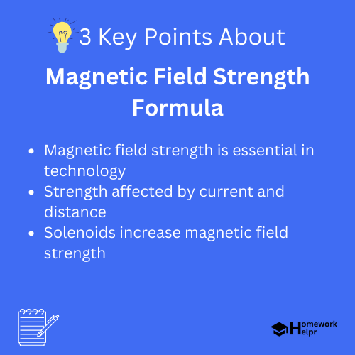 Magnetic Field Strength Formula