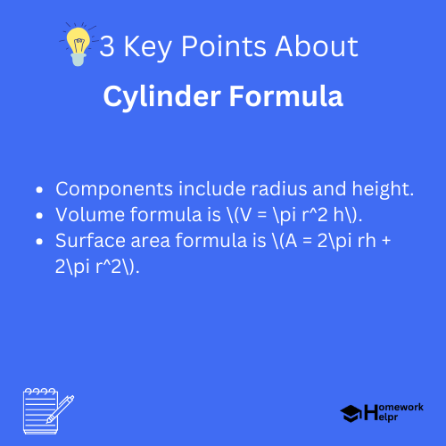 Cylinder Formula