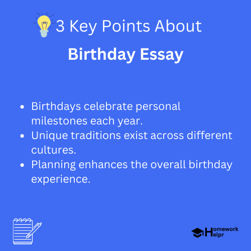 Birthday Essay