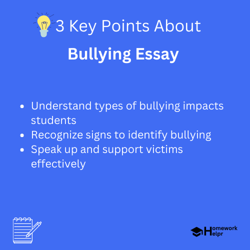 Bullying Essay for Students and Children