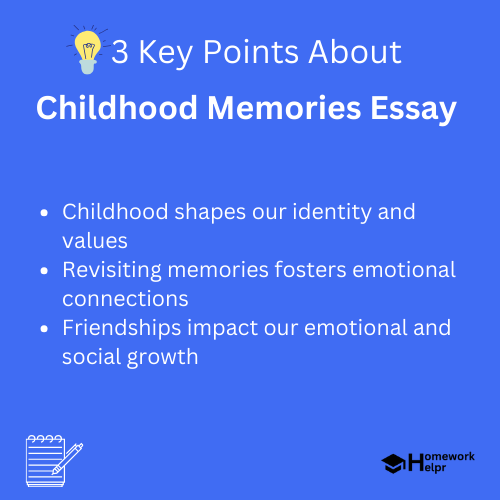 Childhood Memories Essay for Students and Children