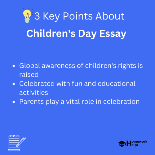 Children’s Day Essay for Students and Children