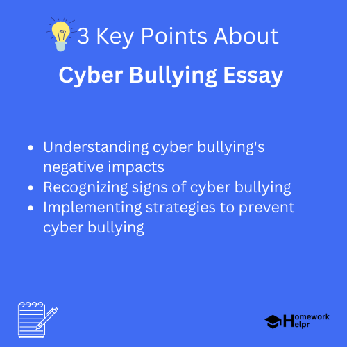 Cyber Bullying Essay for Students and Children