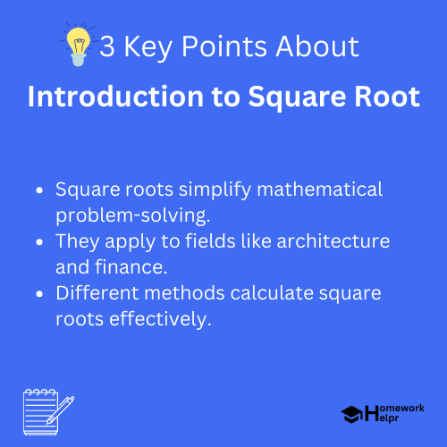 Introduction to Square Root