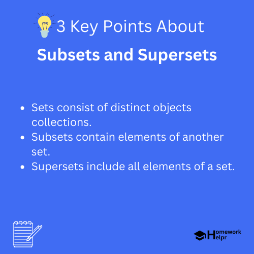 Subsets and Supersets