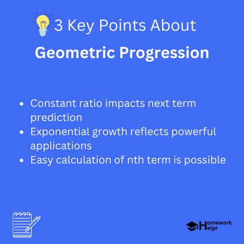 Geometric Progression