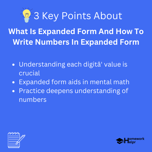 What Is Expanded Form And How To Write Numbers In Expanded Form