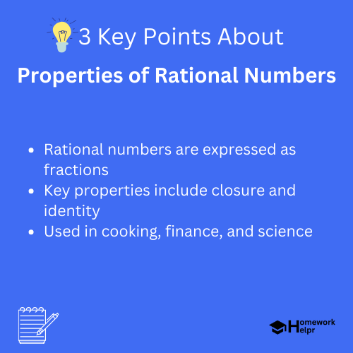 Properties of Rational Numbers