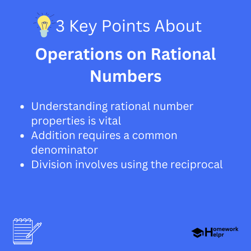 Operations on Rational Numbers