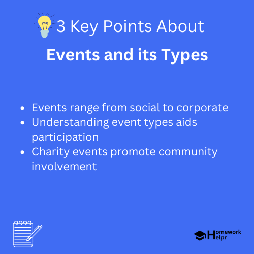 Events and its Types