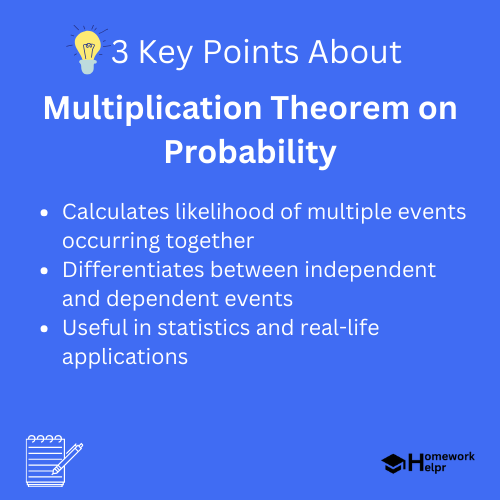 Multiplication Theorem on Probability