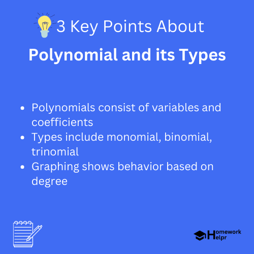 Polynomial and its Types