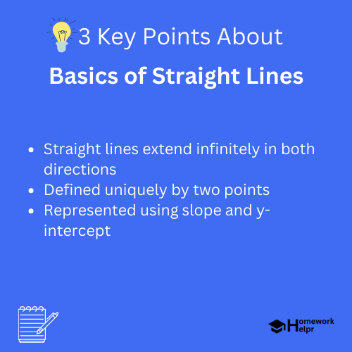 Basics of Straight Lines