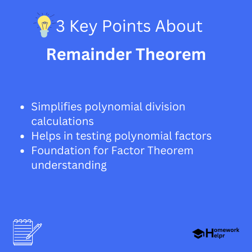 Remainder Theorem