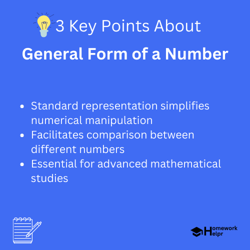 General Form of a Number