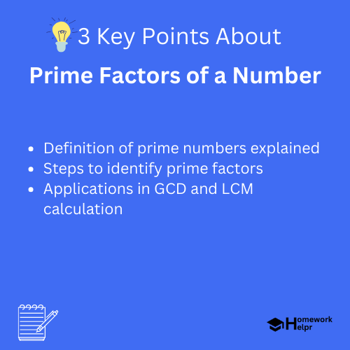 Prime Factors of a Number